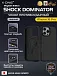 Чехол iPhone 16 Pro X-ONE Shock Dominator MagSafe - черный закрытый матовый Soft Touch корпус и сменные цветные кнопки в комплекте 