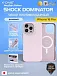 Чехол iPhone 16 Pro X-ONE Shock Dominator MagSafe - розовый закрытый матовый Soft Touch корпус и сменные цветные кнопки в комплекте 